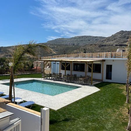 Grande Blue Suites With Private Bay Archangelos  Eksteriør bilde