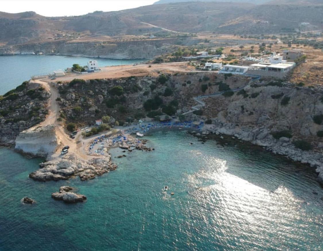 Grande Blue Suites With Private Bay Archangelos  Eksteriør bilde