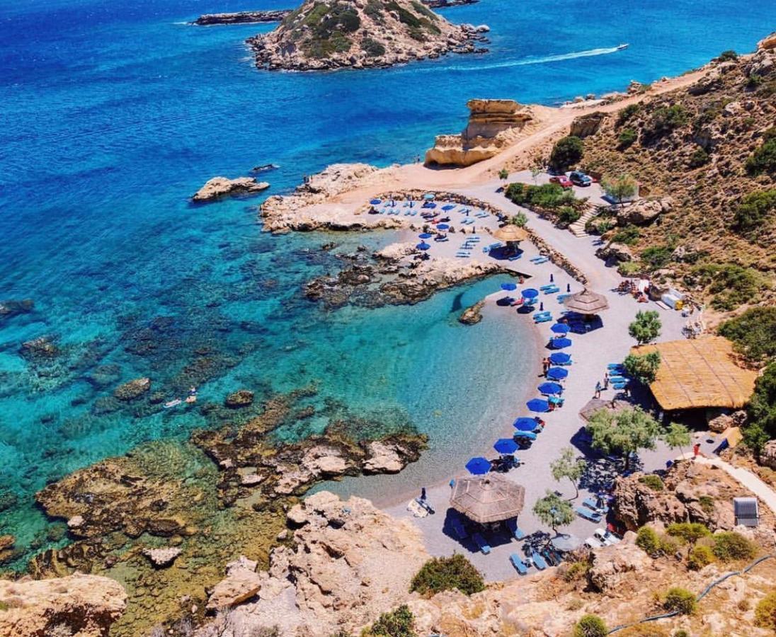 Grande Blue Suites With Private Bay Archangelos  Eksteriør bilde