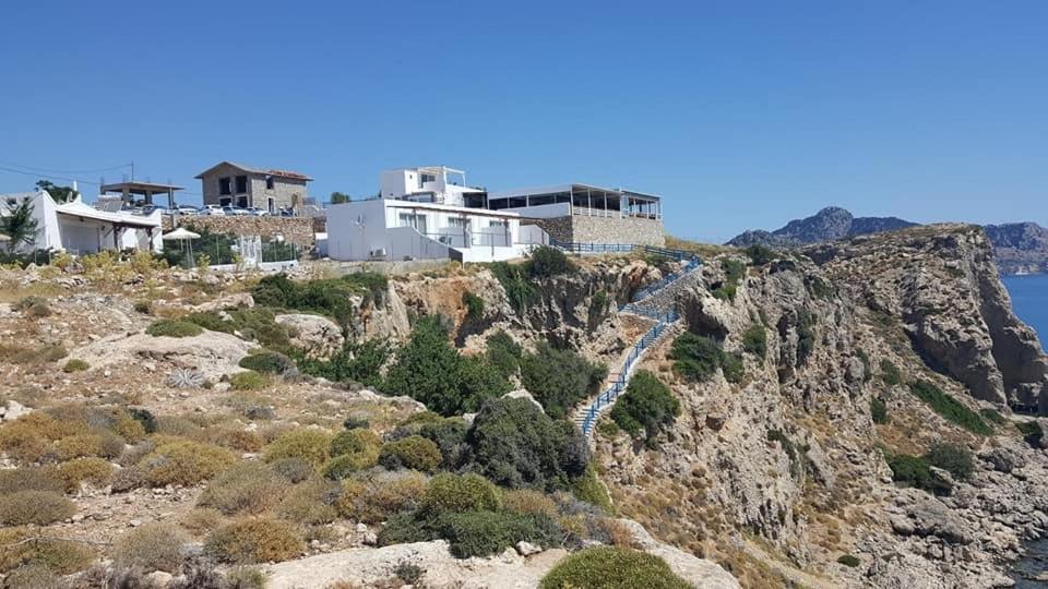 Grande Blue Suites With Private Bay Archangelos  Eksteriør bilde
