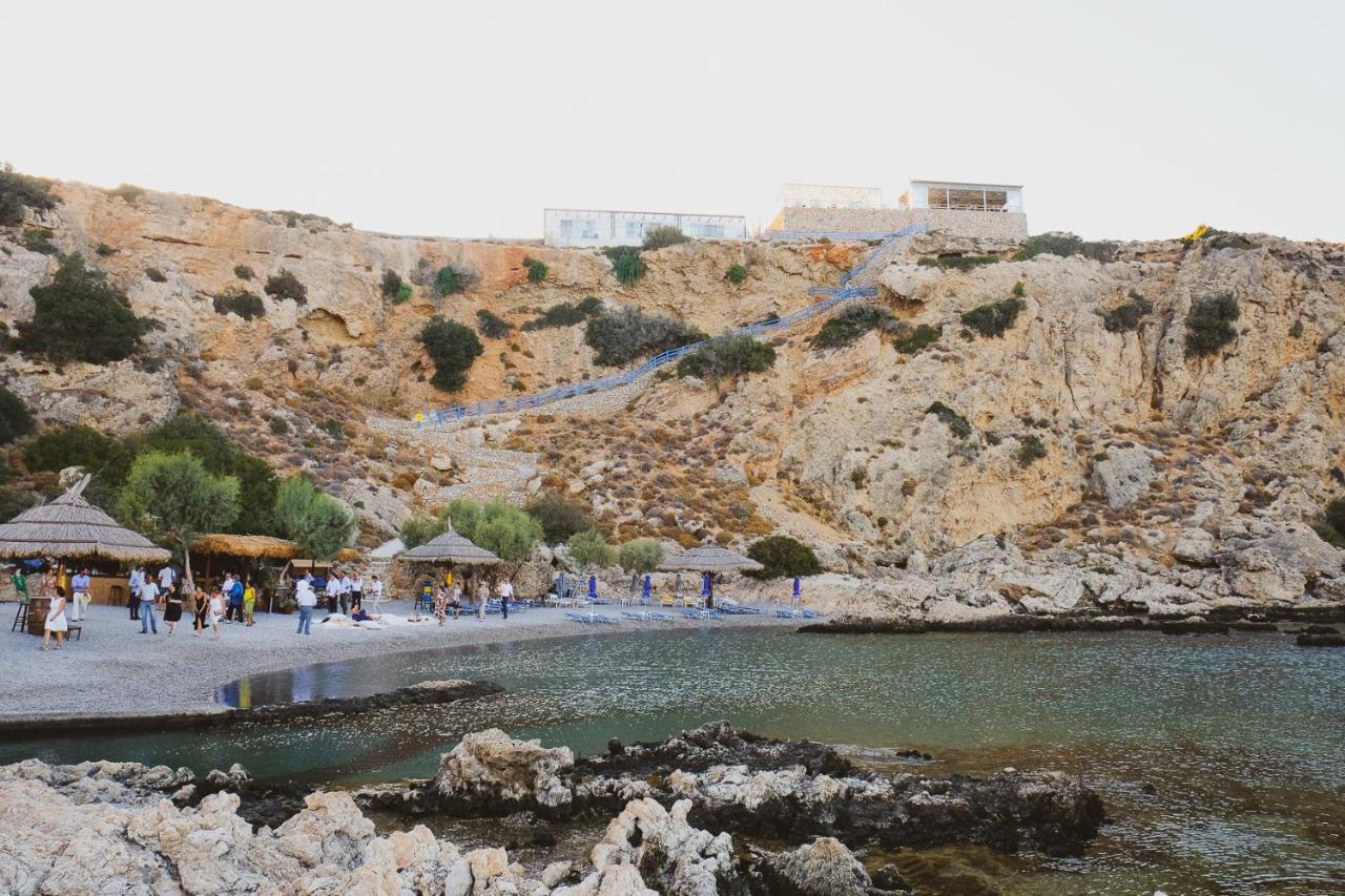 Grande Blue Suites With Private Bay Archangelos  Eksteriør bilde