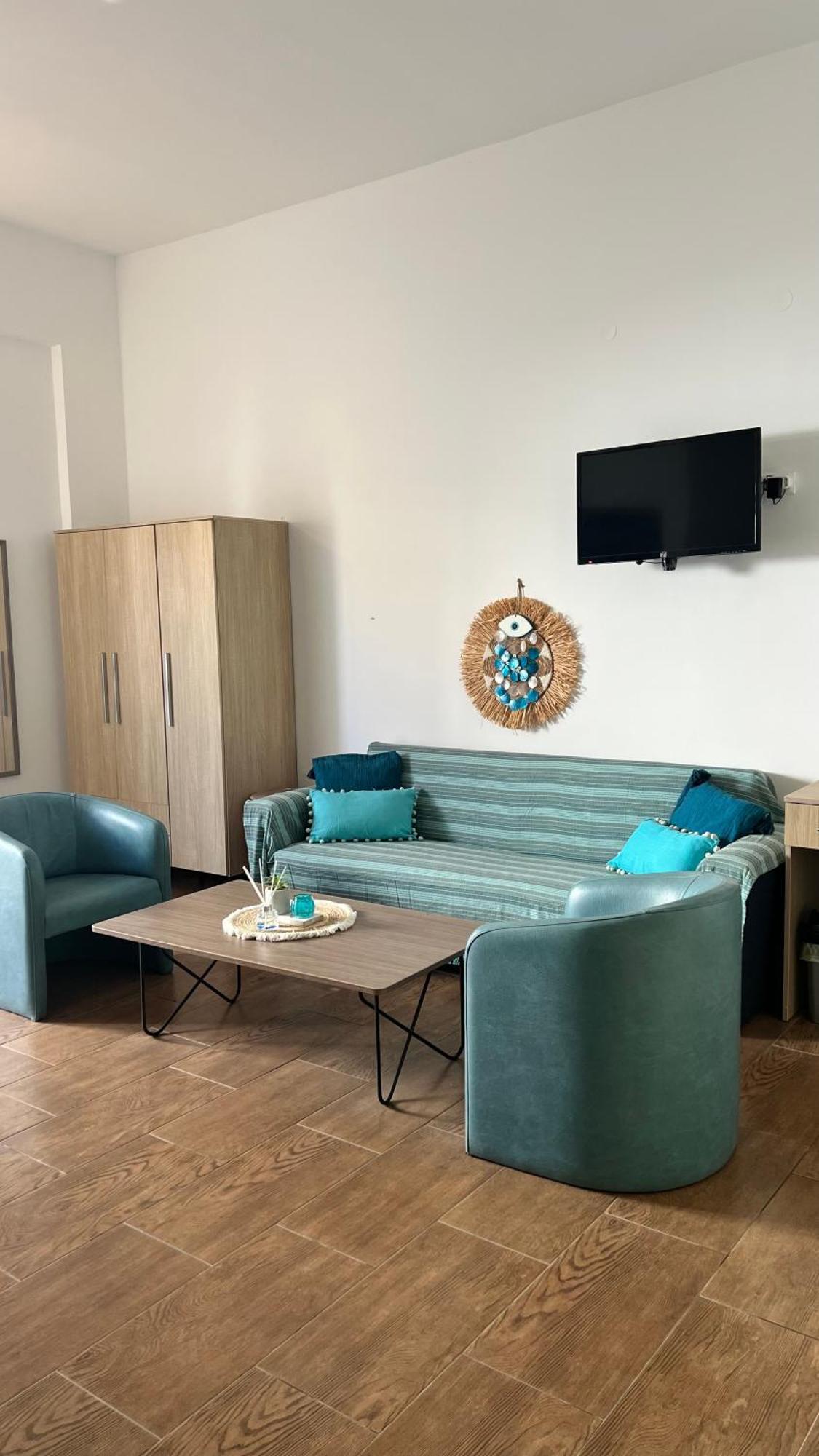 Grande Blue Suites With Private Bay Archangelos  Eksteriør bilde
